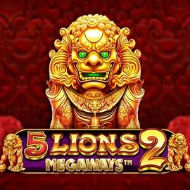 Official Slots logo: 5 Lions Megaways 2 by Pragmatic Play at Vox Casino