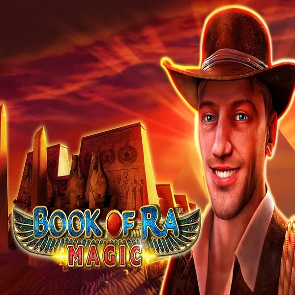 Try Book of Ra Magic slot by Greentube on vox-casinos.org – logo image