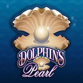 Dolphins Pearl slot logo by Novomatic at Vox Casino