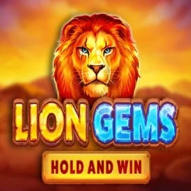 Lion Gems Hold and Win by Playson, showcased at vox-casinos.org – game logo