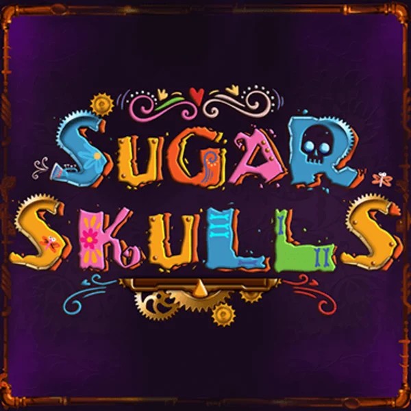 Sugar Skulls logo – Slots by Booming Games at Vox Casino
