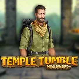 Temple Tumble Megaways slot logo by Relax Gaming at Vox Casino