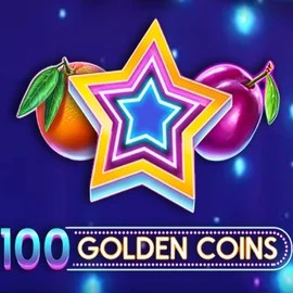 100 Golden Coins slot logo by Amusnet Interactive at Vox Casino
