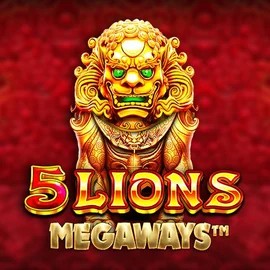 5 Lions Megaways slot logo by Pragmatic Play at Vox Casino