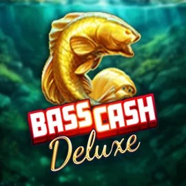 Bass Cash Deluxe slot logo by Alchemy Gaming at Vox Casino