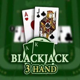 Blackjack 3H (Habanero) online game logo by Habanero on vox-casinos.org