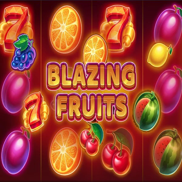 Blazing Fruits online game logo by Inbet Games on vox-casinos.org