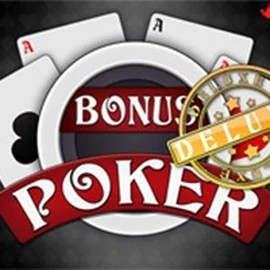 Official Table Games logo: Bonus Poker Deluxe - 3 Hands by RTG (Reel Time Gaming) at Vox Casino