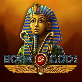 Slots logo of Book of Gods from BF Games at Vox Casino