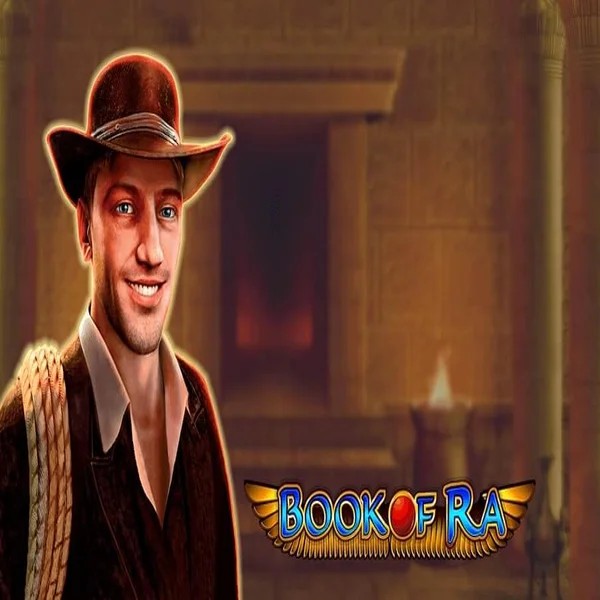 Official Slots logo: Book of Ra by Greentube at Vox Casino