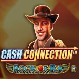 Cash Connection Book Of Ra by Novomatic, showcased at vox-casinos.org – game logo