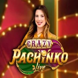 Live Casino logo of Crazy Pachinko from Evolution at Vox Casino