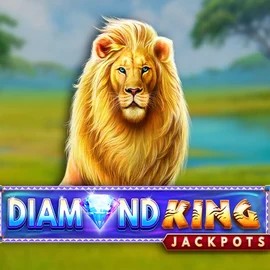 Diamond King Jackpots logo by SpinPlay Games at Vox Casino