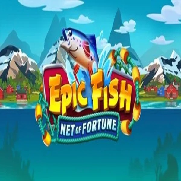 Slots logo of Epic Fish Net of Fortune from Quickspin at Vox Casino