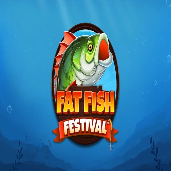 Fat Fish Festival slot logo by Wishbone Games at Vox Casino