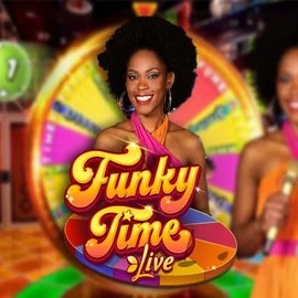 Funky Time game by Evolution – logo hosted on Vox Casino