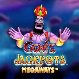 Genie Jackpots Megaways online game logo by Blueprint Gaming on vox-casinos.org