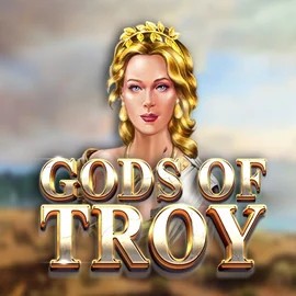 Slots logo of Gods of Troy from Red Tiger Gaming at Vox Casino