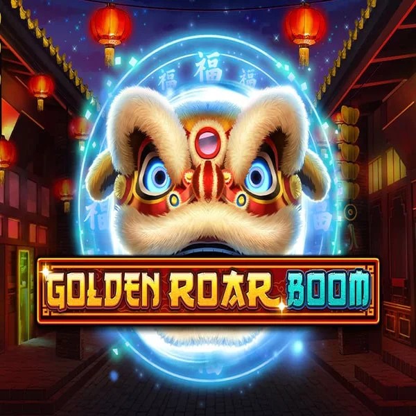 Golden Roar BOOM logo by Greentube at Vox Casino