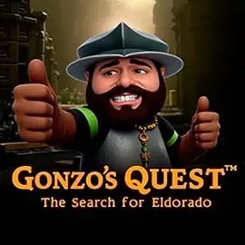 Logo of Gonzo's Quest from NetEnt at Vox Casino