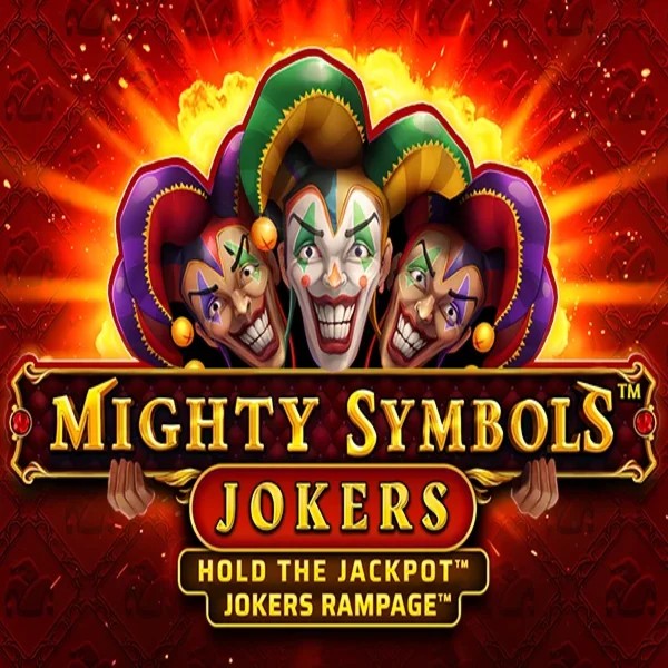 Mighty Symbols Joker slot logo by Wazdan at Vox Casino