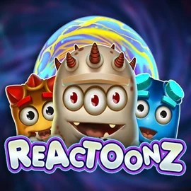 Reactoonz logo by Play’n GO at Vox Casino