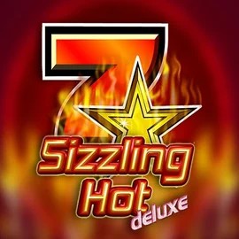 Sizzling Hot Deluxe by Novomatic, showcased at vox-casinos.org – game logo