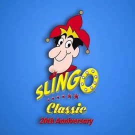 Slingo Classic 20th Anniversary slot logo by Slingo at Vox Casino