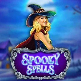 Spooky Spells logo by Novomatic at Vox Casino