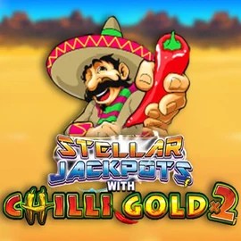 Stellar Jackpots with Chilli Gold x2 logo – Jackpots by Lightning Box Game at Vox Casino