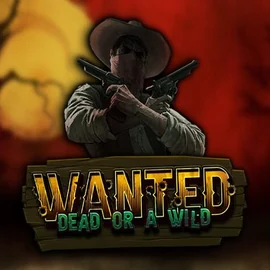 Official Slots logo: Wanted Dead or a Wild by Hacksaw Gaming at Vox Casino