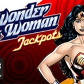 Wonder Woman Jackpots logo by Amaya at Vox Casino